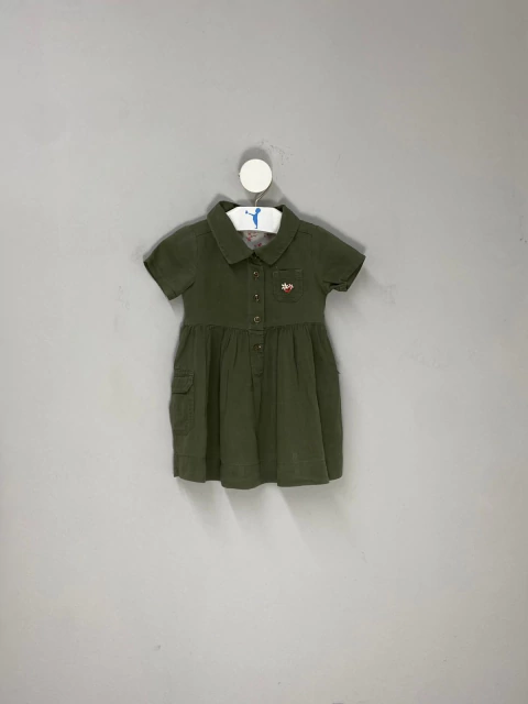Vestido Verde Militar Carters Infantil - comprar online
