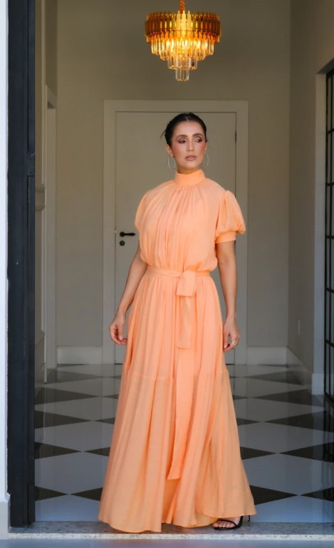 Vestido Renata - Coral - comprar online