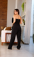 Blusa Sem Alça Com Laço - Preta - comprar online