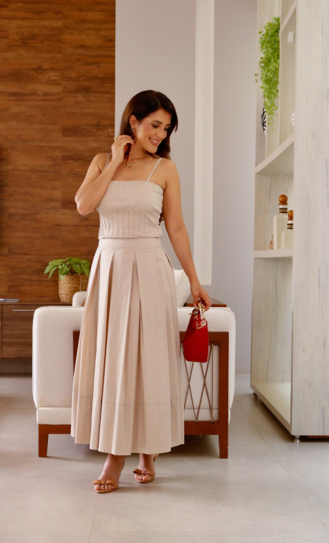 Top Noemi - Cor Bege