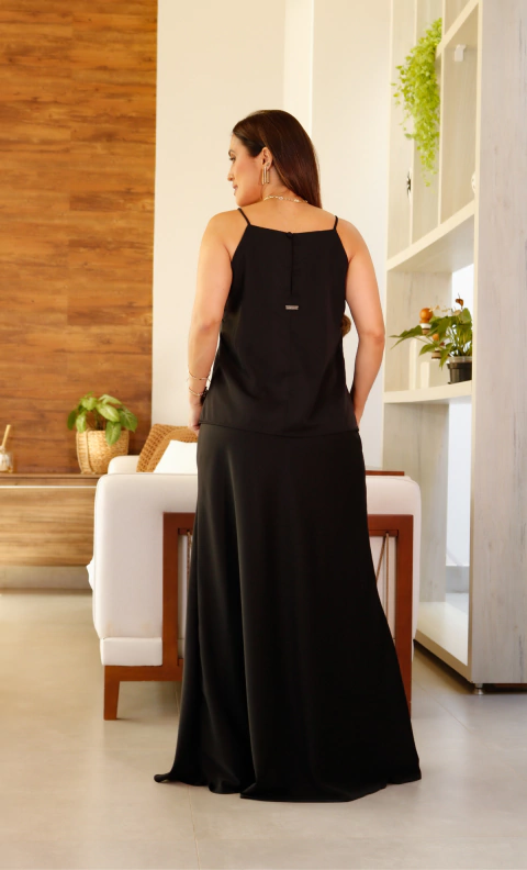 Blusa Regata Antônia - Cor Preta