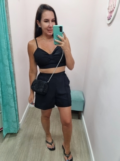 Conjunto Top + Shorts - Varal da Cris Moda Feminina 