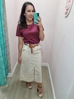 Saia em Linho - loja online
