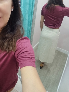 Saia em Linho na internet