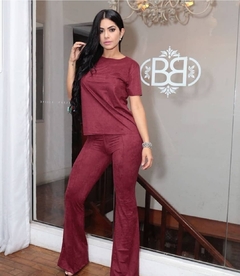 Conjunto Flare Suede - comprar online