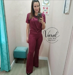 Conjunto Flare Suede