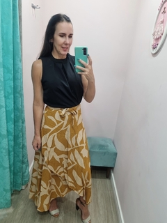 Saia Envelope Midi - Varal da Cris Moda Feminina 