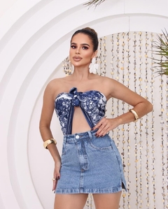 Saia Shorts Jeans - comprar online