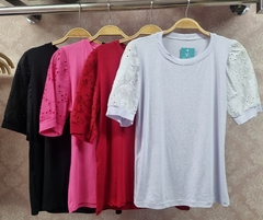 Blusa manga laise - Varal da Cris Moda Feminina 