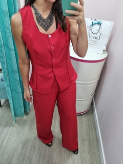 Conjunto Colete + Calça na internet