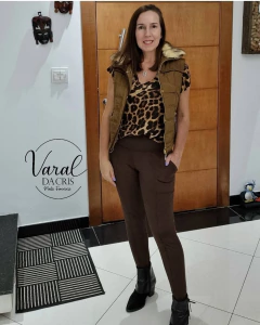 Montaria Flanelada - Marrom - comprar online