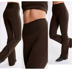 Bailarina Flare Flanelada Marrom - comprar online