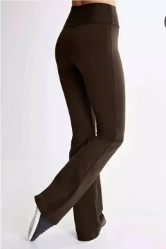 Bailarina Flare Flanelada Marrom - Varal da Cris Moda Feminina 