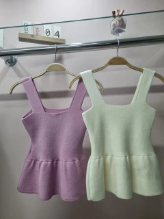 Peplum Tricô Modal - Varal da Cris Moda Feminina 