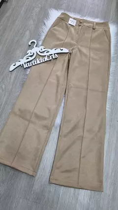 Calça em Suede - Pantalona - comprar online