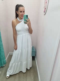 Vestido Nula Manga Lastex Vermelho - loja online
