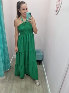 Vestido Nula Manga Lastex Vermelho - comprar online
