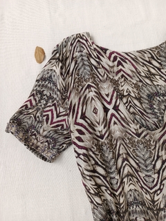 Vestido estampado camponesa - M - Themargare