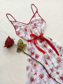 Imagem do Camisola longa floral vintage - P
