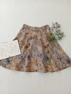 Saia midi godê arabescos - M - comprar online