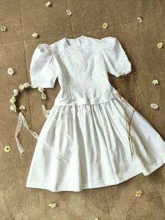 Vestido branco vintage boneca - P/M - Themargare