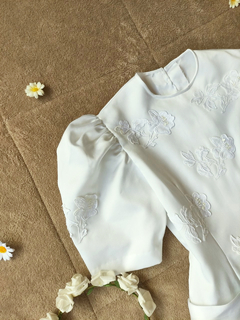 Vestido branco vintage boneca - P/M - comprar online