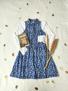 Vestido azul Clock House Telefonista -M