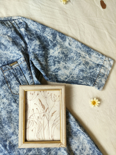 Vestido chemise azul jeans - M/G