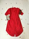Vestido super midi vermelho retro/vintage - GG