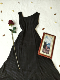 Vestido preto assimétrico Rubinella - P - loja online