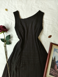 Imagem do Vestido preto assimétrico Rubinella - P