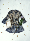 Blusa de algodão e renda estilo indiana - P/M