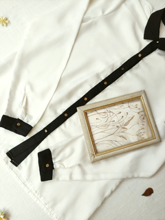 Imagem do Camisa off white golinha preta - M