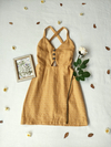Vestido amarelinho de algodão Amaro - P