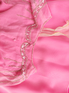 Imagem do Vestido festa voil rosa e pink bordado Fairy - PP