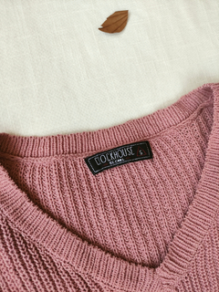 tricot rose Clock house - G/GG/XG - loja online