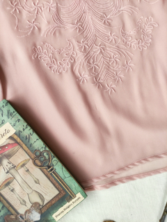 Blusa cropped rose bordada Hering - P/M