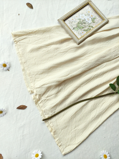 Saia midi vintage amarelinha vichy - M na internet