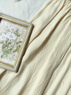 Saia midi vintage amarelinha vichy - M - Themargare