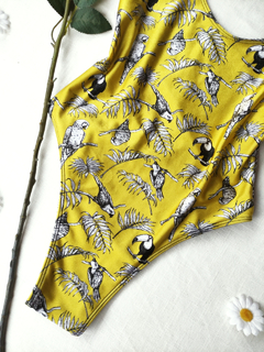 Maiô amarelo/preto/branco tucano - M - loja online