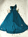 Vestido festa longo azul turquesa - G/GG