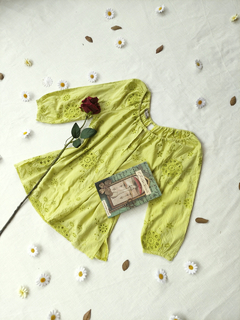 Blusa algodão de lese Simulação - M na internet