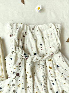 Vestido/saia off white gotas - M - comprar online