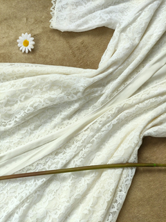 Imagem do Conjunto vintage camisola e penhoar em renda - GG