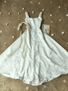 Vestido de noiva off white pérola - P