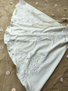 Vestido de noiva off white pérola - P na internet
