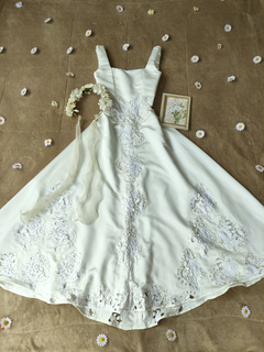Vestido de noiva off white pérola - P - loja online