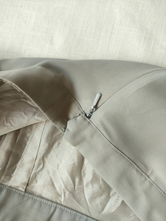 Saia longa vintage cinza social - M - loja online