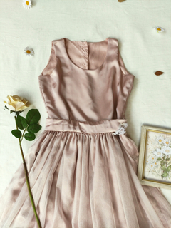 Vestido de festa rose franzido princesa bailarina vintage - P - comprar online