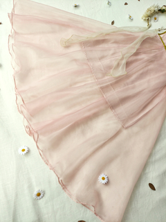 Imagem do Vestido festa rose de organza princesa - P